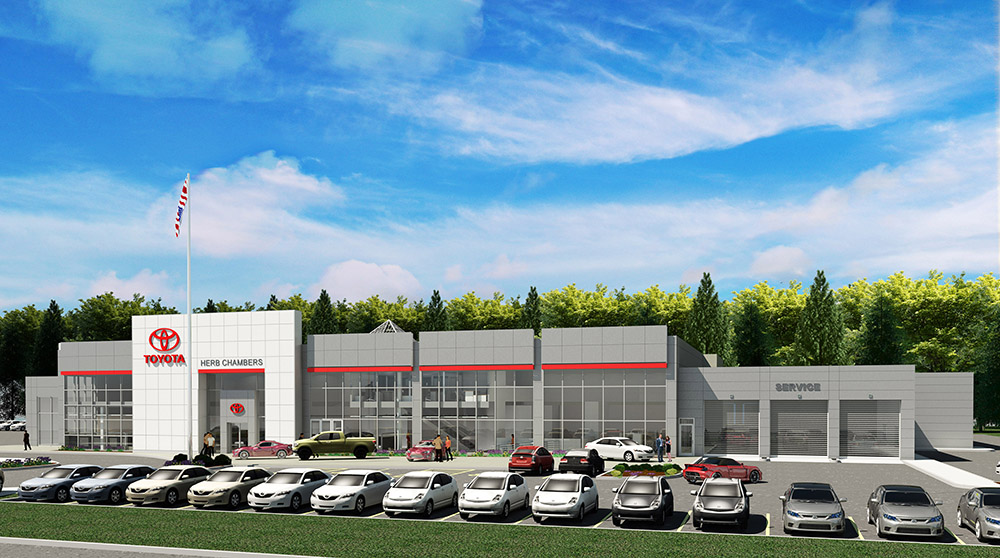 Jewett Construction to renovate 34,000 s/f Herb Chambers Toyota of